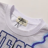 MAJESTIK T Shirts the world shark graphic hot diamond distressed