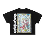Wholesale billin hip-hop high street cartoon graphic dropped shoulder couple's short sleeve t-shirt