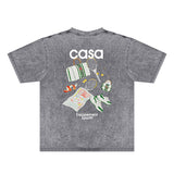 Casablanca Distressed T-Shirt