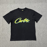 Wholesale foreign trade corteiz devil's island letter logo print short sleeve fog high street couple oversized t-shirt