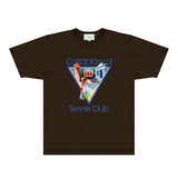 Casablanca T Shirts Fashion Print Street