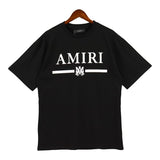 Cross-border wholesale correct version am splash ink flow paint camouflage starry sky graffiti letter short-sleeved high street couple t