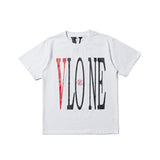Wang yibo lne short-sleeved big v reflective hot diamond devil angel couple outfit loose