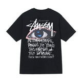 Three-label short-sleeve summer men's relaxed fit high-quality t-shirt