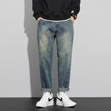 Unisex Jeans Retro Jeans Spring and Autumn Loose Straight Casual Pants
