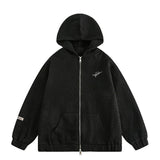 Unisex Baseball Jersey Vintage Hooded Jacket