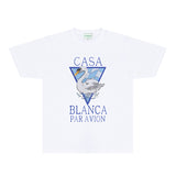 Casablanca T Shirts Fashion Print Street