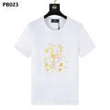 Psy wholesale american cho bunt-shirt colorful skull rabbit gradient letterprintingcouple short
