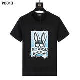 Psy wholesale american cho bunt-shirt colorful skull rabbit gradient letterprintingcouple short