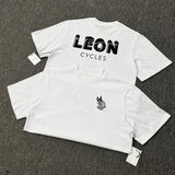 Aime leon dore color block letter high street loose short sleeve t-shirt hoodie long sleeve