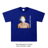Rock Star T Shirt Wiz Cali Printed T-shirt Loose Cotton