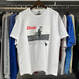 Rhude T Shirts Pentium Horse Printing Cotton Casual Short Sleeve Men and Women