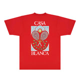 Casablanca T Shirts Fashion Print Street