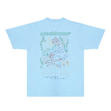 Casablanca T Shirts Fashion Print Street