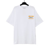 Vtm letter american style no photo printing loose washed distressed short sleeve t-shirt couple outfit