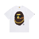 Japanese japanese ape journey bring in wealth and treasure cat short sleeve t youth street campus fashion youth