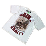 Wholesale american streetwear saint short-sleeve t-shirt vanity washed vintage letter print sweatshirt hoodie