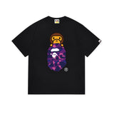 Japanese japanese ape journey bring in wealth and treasure cat short sleeve t youth street campus fashion youth