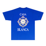 Casablanca T Shirts Fashion Print Street