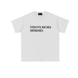 Erd: brooding rich kid - american retro portrait print rock 'n' roll hip-hop pocket oversized short sleeve tee