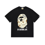 Japanese japanese ape journey bring in wealth and treasure cat short sleeve t youth street campus fashion youth