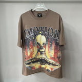 Wholesale american streetwear mixed emotion hotfix rhinestone print short sleeve t-shirt, hoodie, sweatpants, and jacket set
