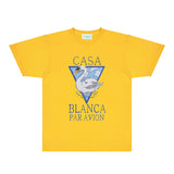 Casablanca T Shirts Fashion Print Street