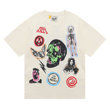 American gallery dep basic letter classic logo short-sleeved men