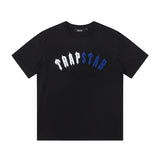 Cross-border trade trapstar rainbow letter gradient towel embroidery short sleeve t-shirt & fog high street shorts set