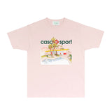 Casablanca T Shirts Fashion Print Street