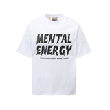 Gallery european and american couple wear plus size fried color washed short-sleeved t-shirt youth tee