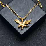 Jewelry Gold Plated Eagle Pendant Necklace