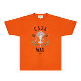 Casablanca T Shirts Fashion Print Street