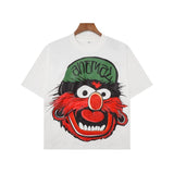 Wholesale billin hip-hop high street cartoon graphic dropped shoulder couple's short sleeve t-shirt