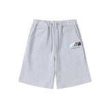 Cross-border trade trapstar rainbow letter gradient towel embroidery short sleeve t-shirt & fog high street shorts set