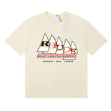 Rhude T Shirts Regatta Champions Short Sleeves