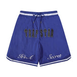 Cross-border trade trapstar rainbow letter gradient towel embroidery short sleeve t-shirt & fog high street shorts set