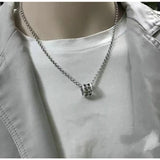 Chrome Heart Necklace Small Waist Pendant