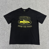 Wholesale foreign trade alcatraz basic series short-sleeve corteiz phantom letter logo print t-shirt