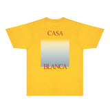 Casablanca T Shirts Fashion Print Street