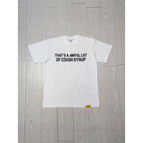 Cough syrup short-sleeved high-quality pure cotton round neck t-shirt fashionprinting breathable short-sleeved summer