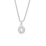 Jewelry Diamond 26 Letter Necklace Alphabet Pieces Spectrum