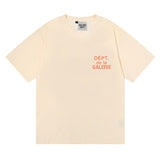 American gallery dep basic letter classic logo short-sleeved men