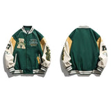 Unisex Baseball Jersey Autumn Embroidered Jacket Loose Casual Couple Jacket