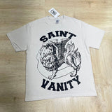 American saint t-shirt summer high street hip hop letterprinting short-sleeved t-shirt