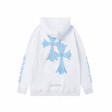 CHH Chrome Heart Hoodie ch Croix Sanskrit print loose hooded casual sweater