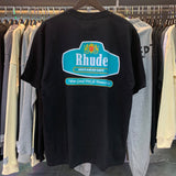 Rhude T Shirts Cotton Short Sleeves Men and Women
