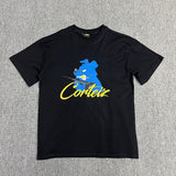 Wholesale foreign trade alcatraz basic series short-sleeve corteiz phantom letter logo print t-shirt
