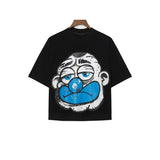 Wholesale billin hip-hop high street cartoon graphic dropped shoulder couple's short sleeve t-shirt