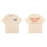 American gallery dep basic letter classic logo short-sleeved men